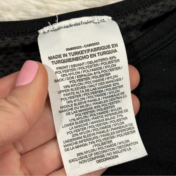 Nike Dri-Fit Epic Knit Crew Running Top Women's Size XS Black Gray - Picture 6 of 13